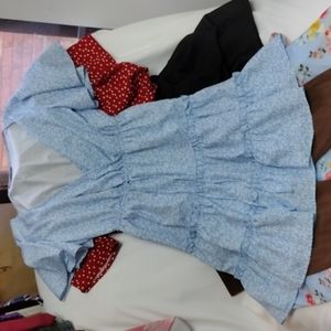 Shein and Forever21 size S Not Such a Mystery , Mystery Box Satin Skirts